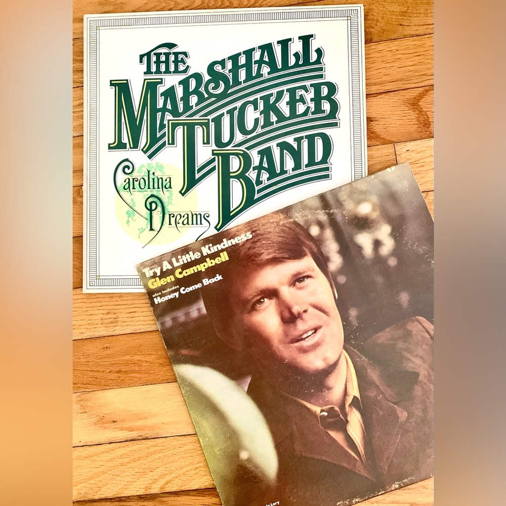 Marshall Tucker Band and Glen Campbell Vinyl Records